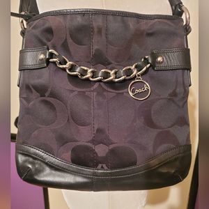 Coach Crossbody with Signature chain 19730